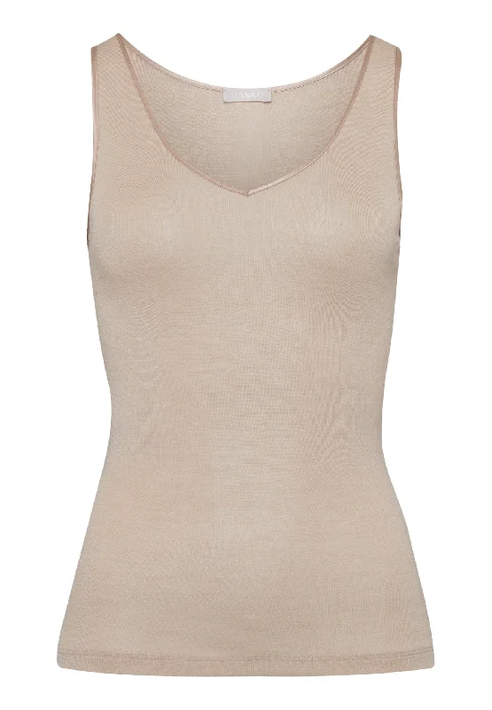 71416 Woolen Silk Tank Top - 2806 Safari