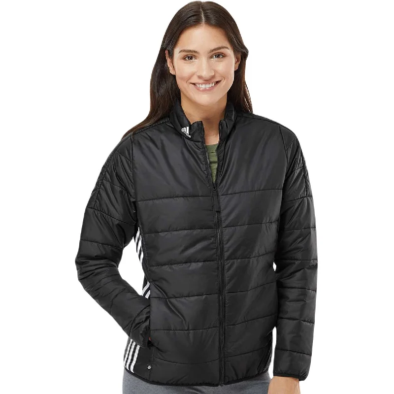 Adidas Women's Black Puffer Jacket