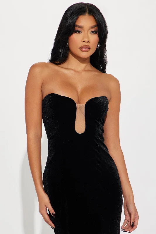 Affair To Remember Velvet Gown - Black