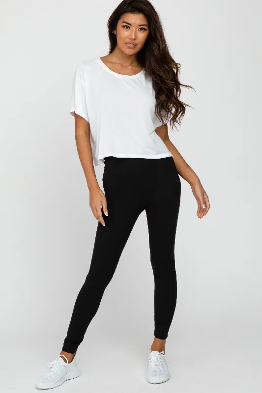 Black V-Waist Leggings