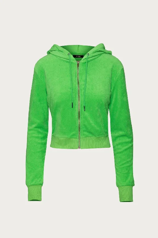 Bolton Terry Jacket In Bright Green