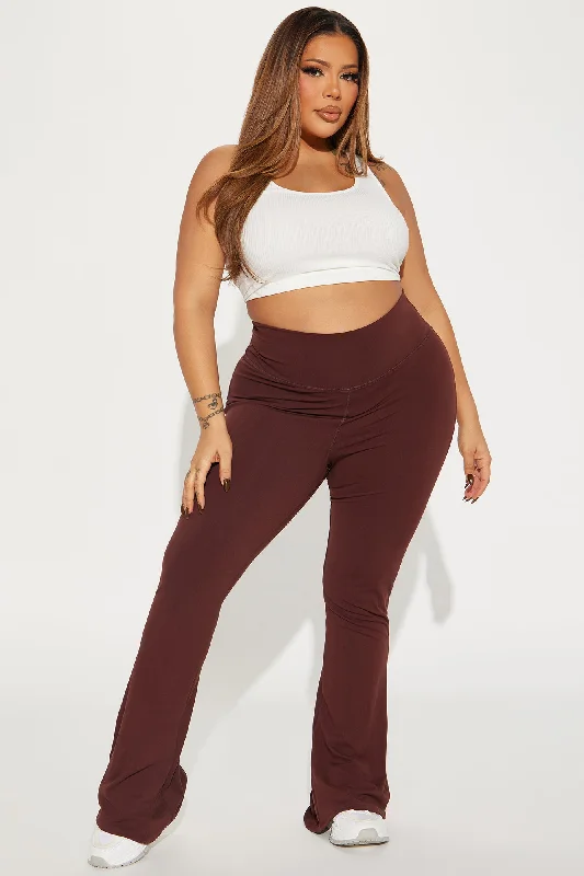 Break A Sweat Active Yoga Pant - Chocolate