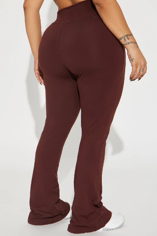 Break A Sweat Active Yoga Pant - Chocolate