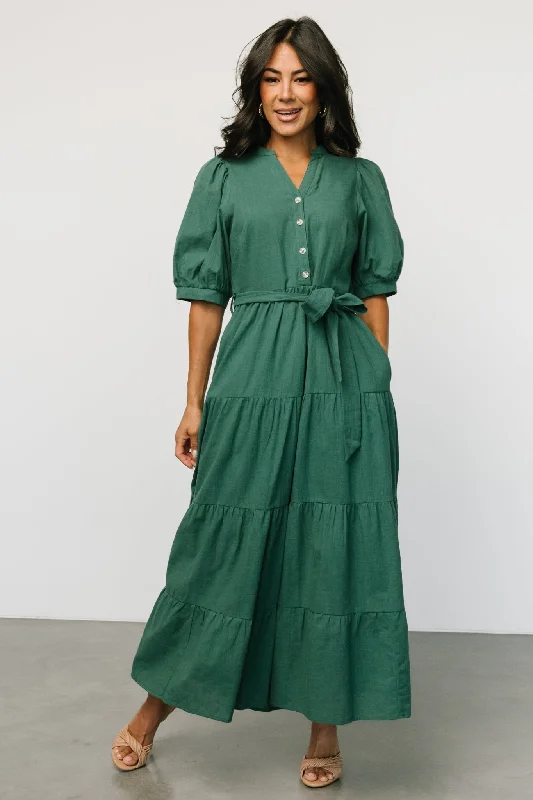 Camille Maxi Dress | Vintage Green