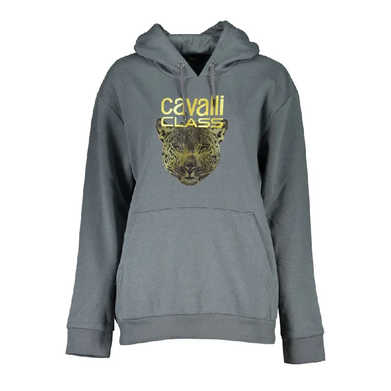 Cavalli Class Sleek  Fleece Hooded Women's Sweatshirt