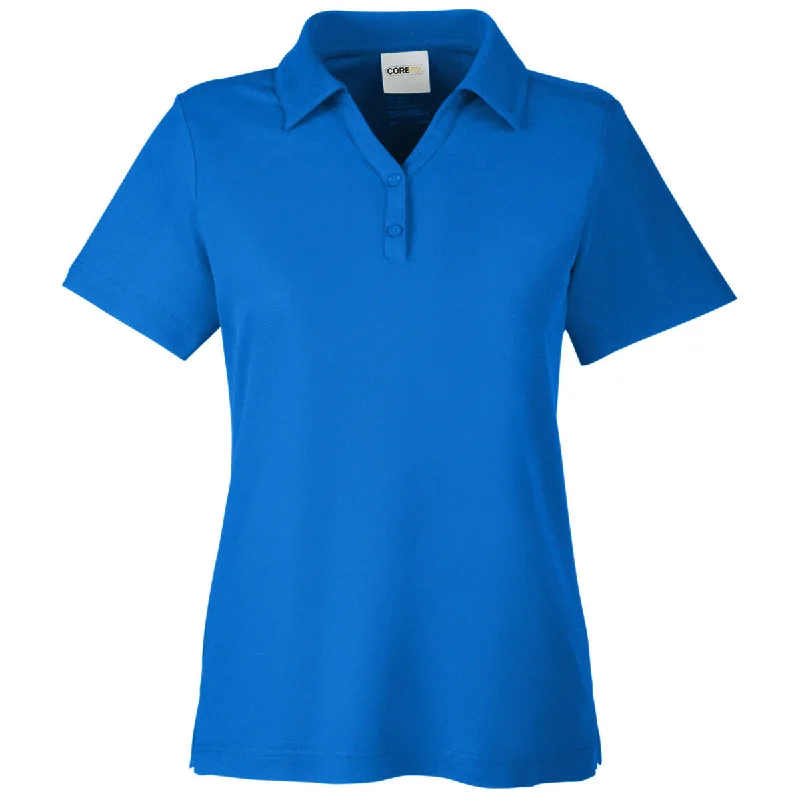 Core 365 Women's True Royal Fusion ChromaSoft Pique Polo