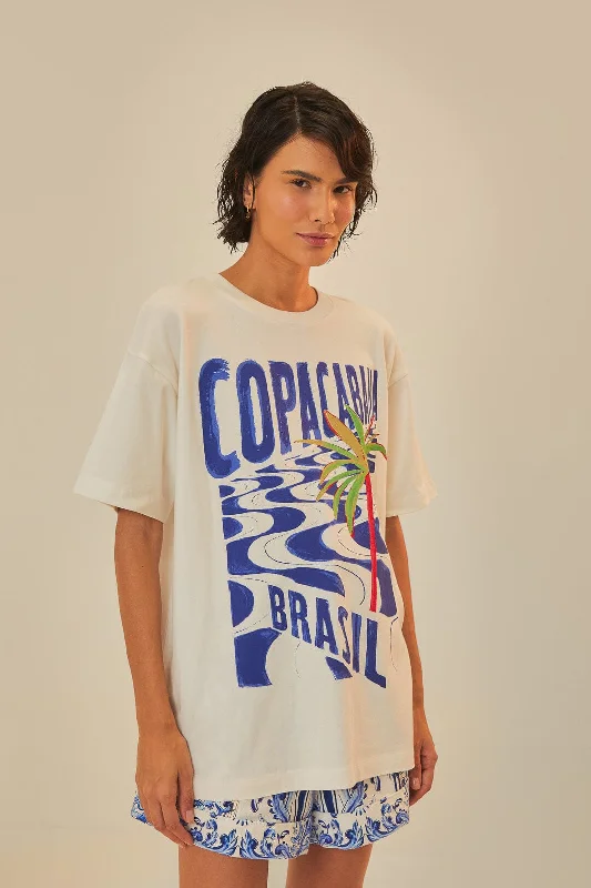 Off-White Copacabana Organic Cotton Relaxed T-Shirt