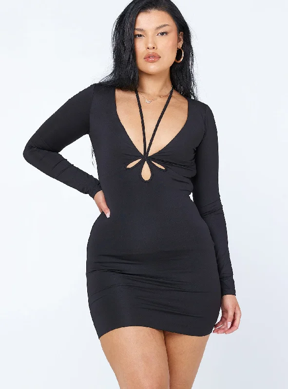 Cruze Mini Dress Black