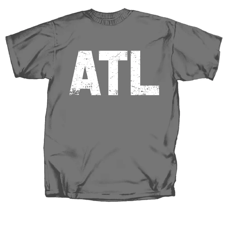 Distressed ATL Airport Code Short Sleeve T-Shirt