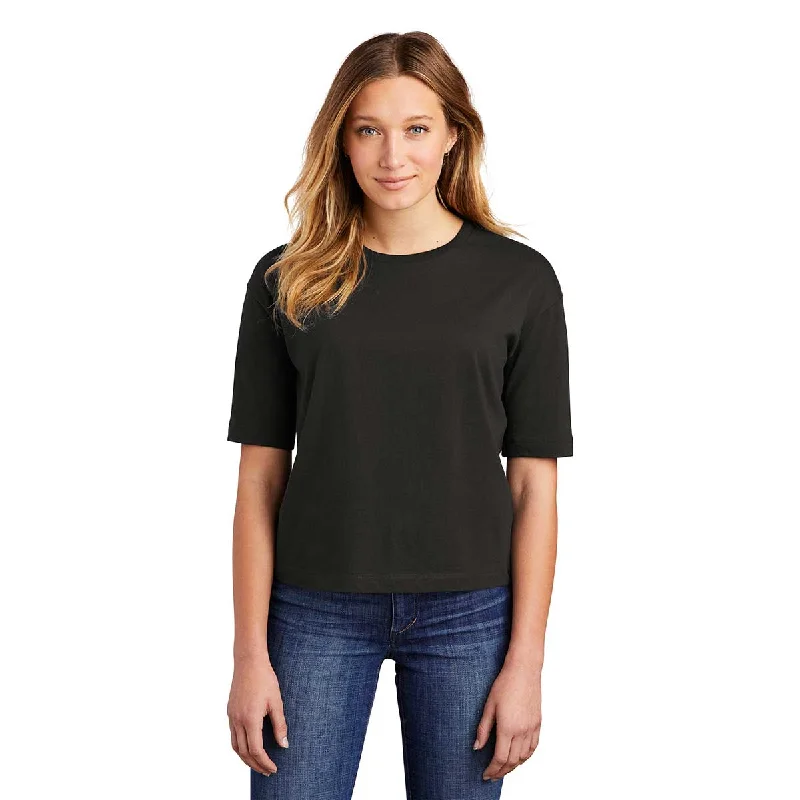 District Women's Black V.I.T. Boxy Tee