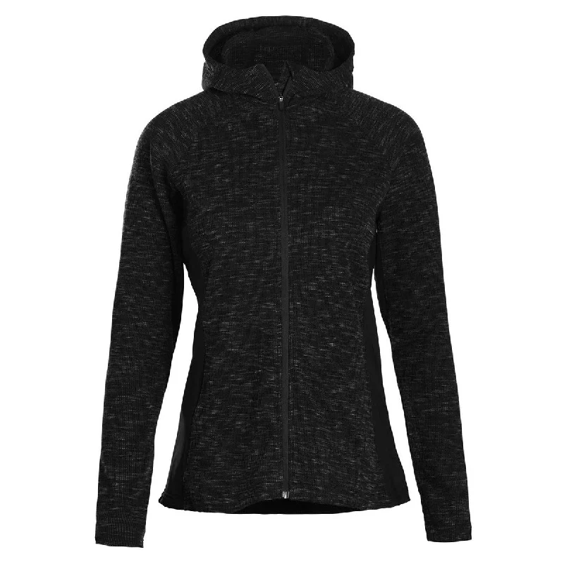 Landway Women's Black Kendra Thermal Knit Jacket