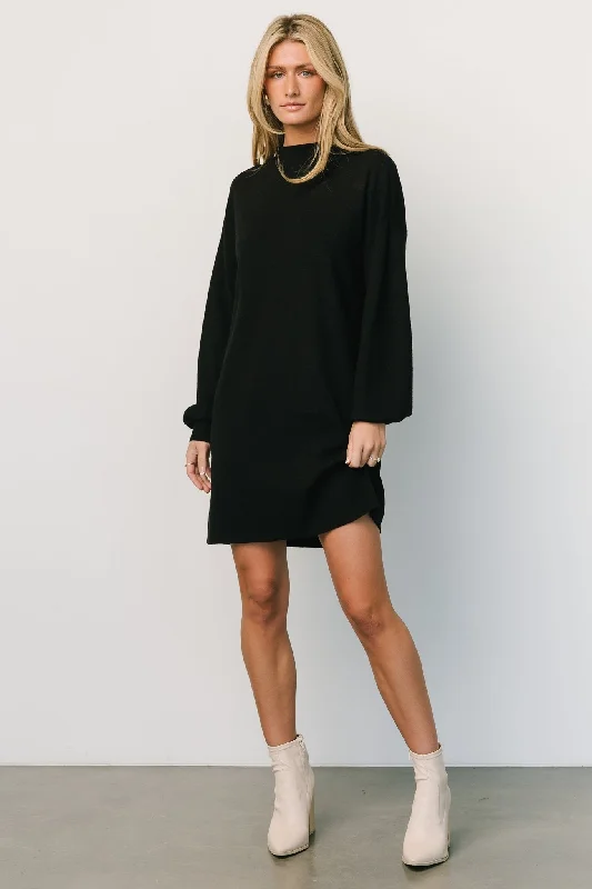 Jennings Sweater Dress | Black