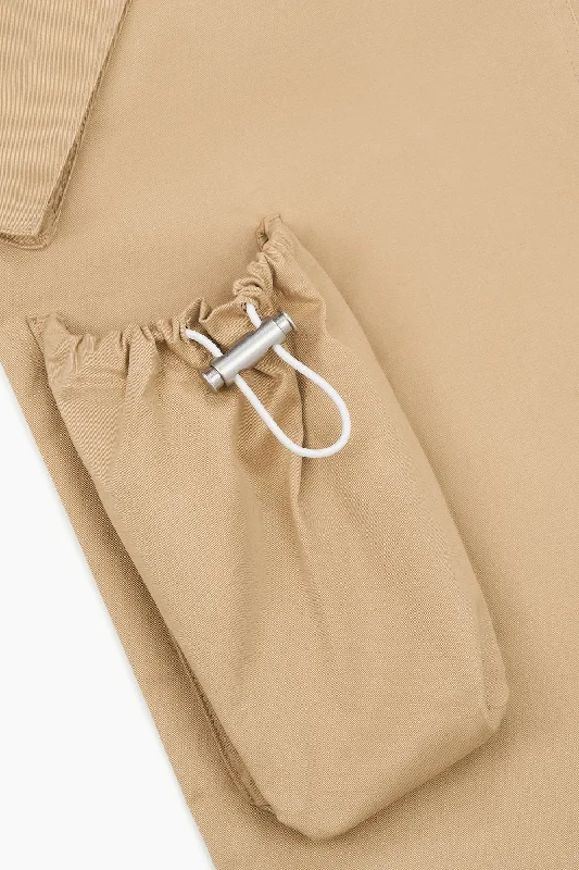 MULTI POCKET CARGO PANT | WHITE PEPPER