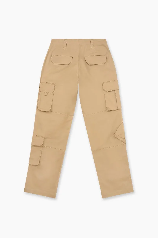 MULTI POCKET CARGO PANT | WHITE PEPPER