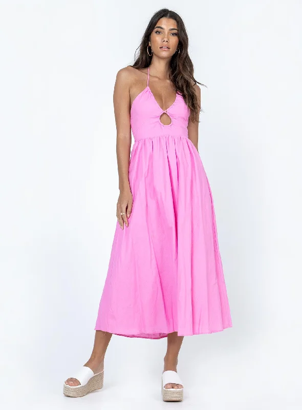 Nardin Midi Dress Pink