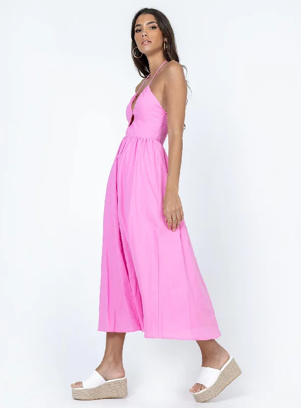 Nardin Midi Dress Pink