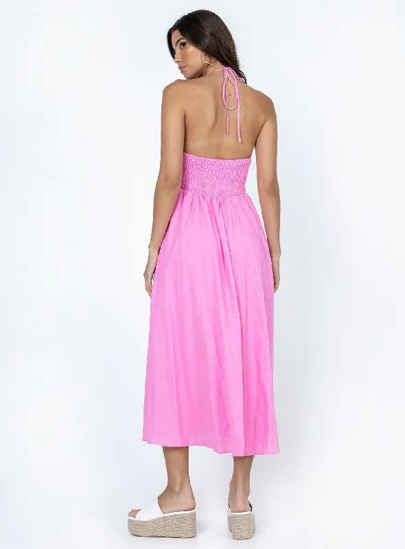 Nardin Midi Dress Pink