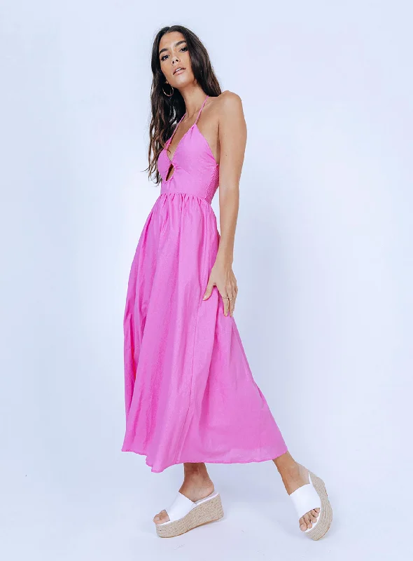 Nardin Midi Dress Pink