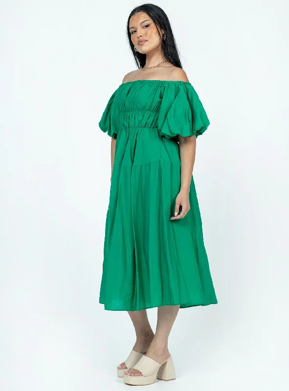 Neri Midi Dress Green