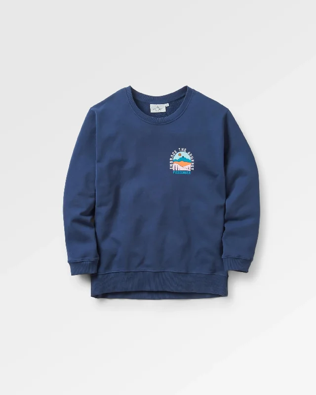 Outlook Long Sleeve Sweatshirt - Rich Navy