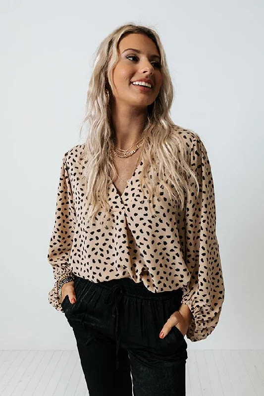 Piece Of Paris Cheetah Print Shift Top