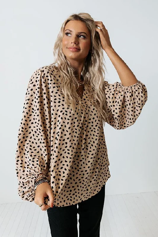 Piece Of Paris Cheetah Print Shift Top