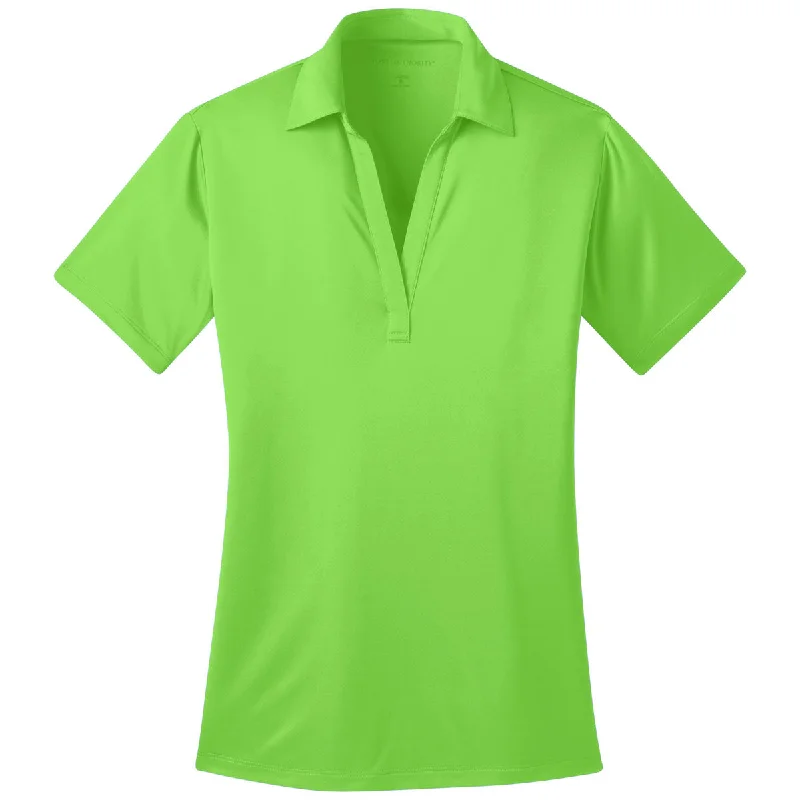 Port Authority Women's Lime Performance Poly Polo