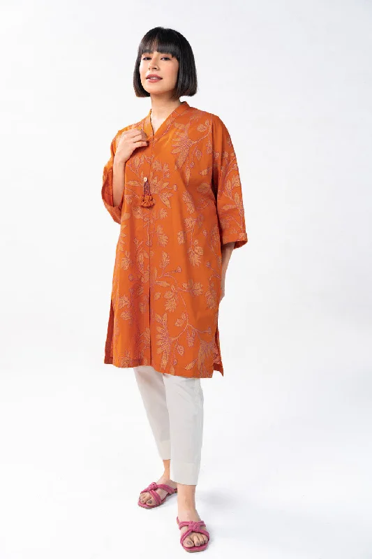 Printed Cambric Kurti