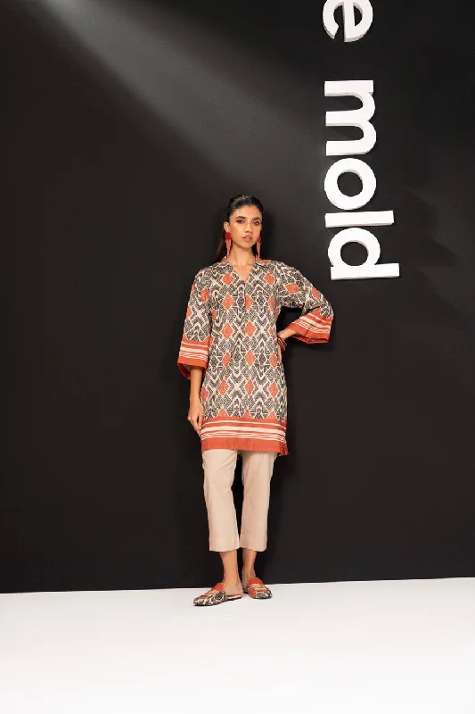 Printed Jacquard Kurti