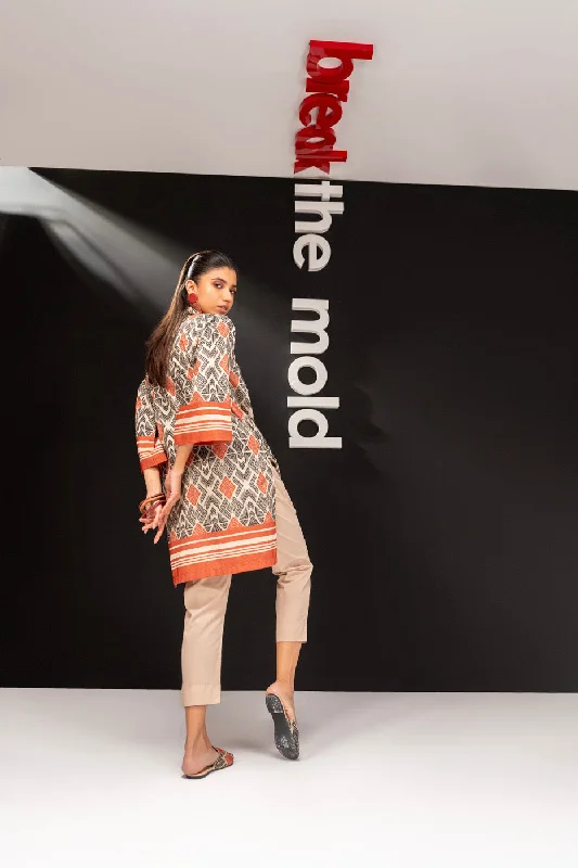 Printed Jacquard Kurti