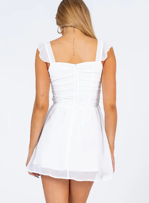 So Sweet Mini Dress White