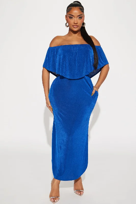 Sonya Slinky Maxi Dress - Royal