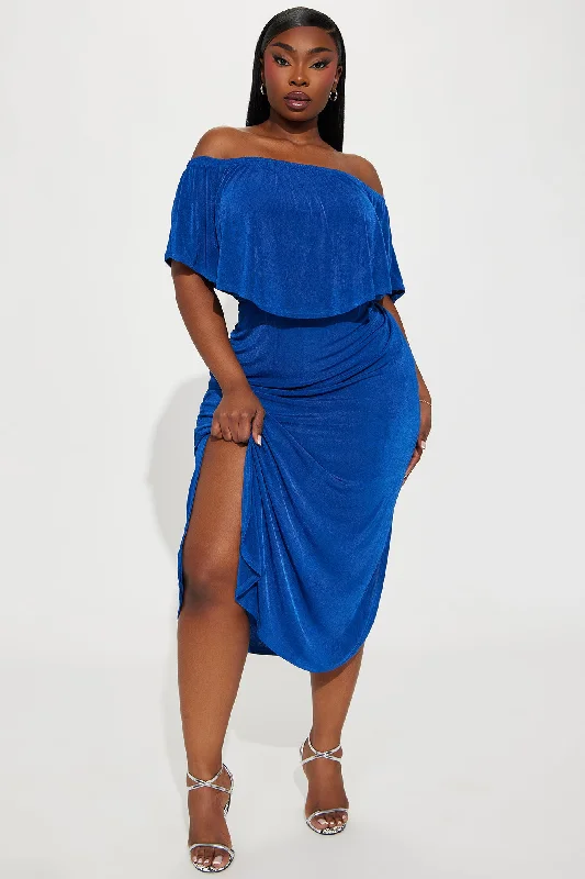 Sonya Slinky Maxi Dress - Royal