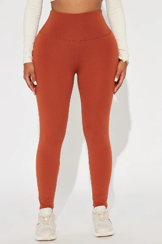 The Best Stretch Active Legging - Brown