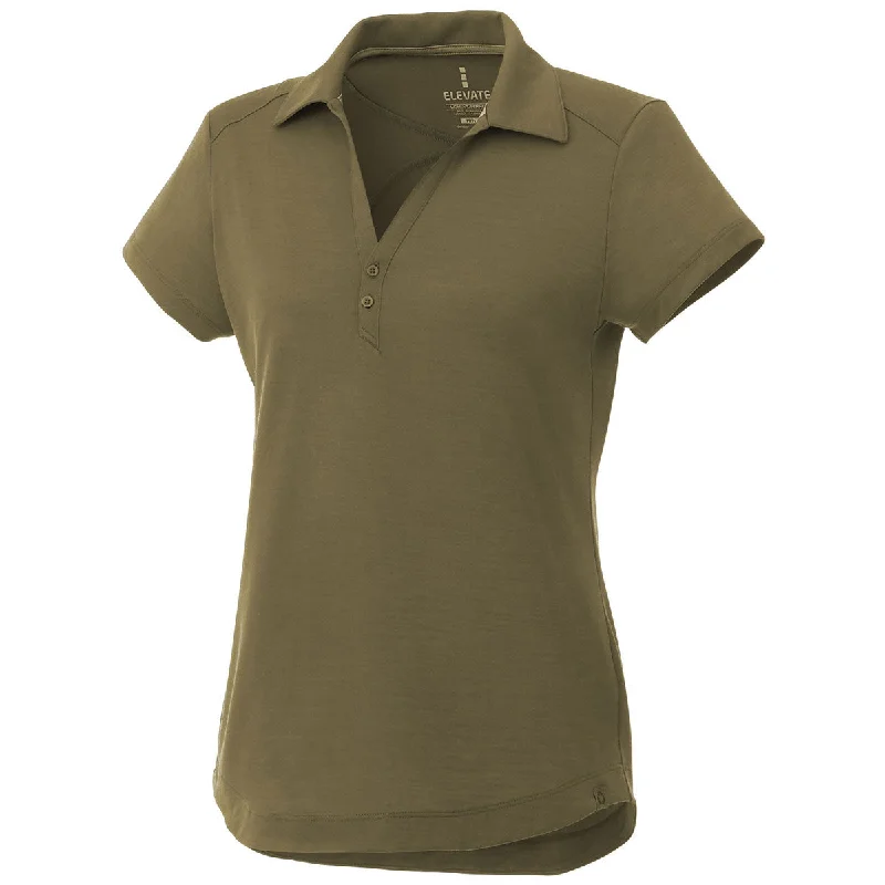 Elevate Women's Loden Amos Eco Short Sleeve Polo