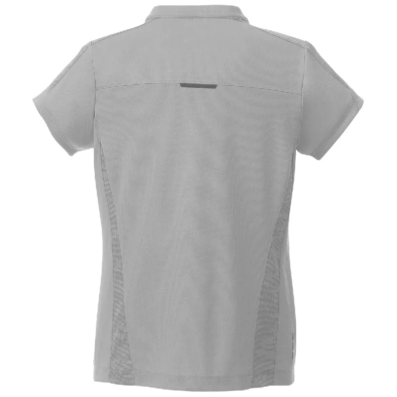 Elevate Women's Silver Piedmont Short Sleeve Polo