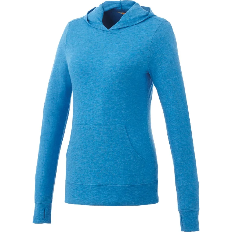 Elevate Women's Olympic Blue Heather Howson Knit Hoodie