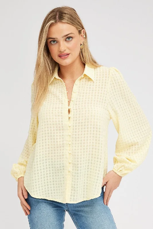 Yellow Shirt Long Sleeve Texture