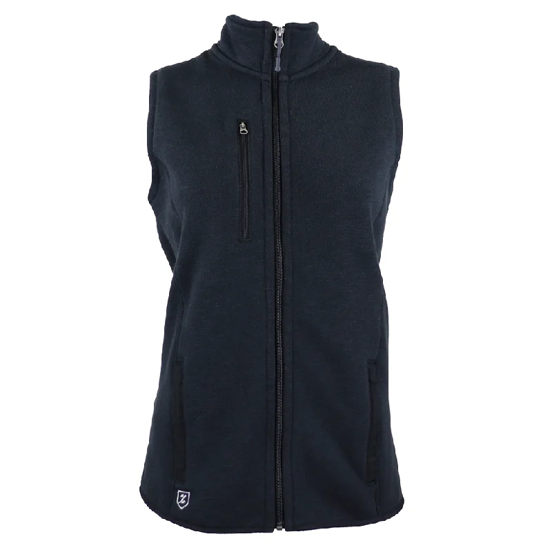 Zusa 3 Day Women's Black Midtown Fleece Vest