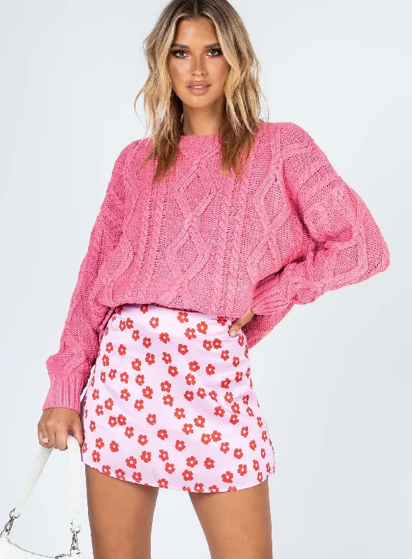 Anaya Oversized Sweater Pink