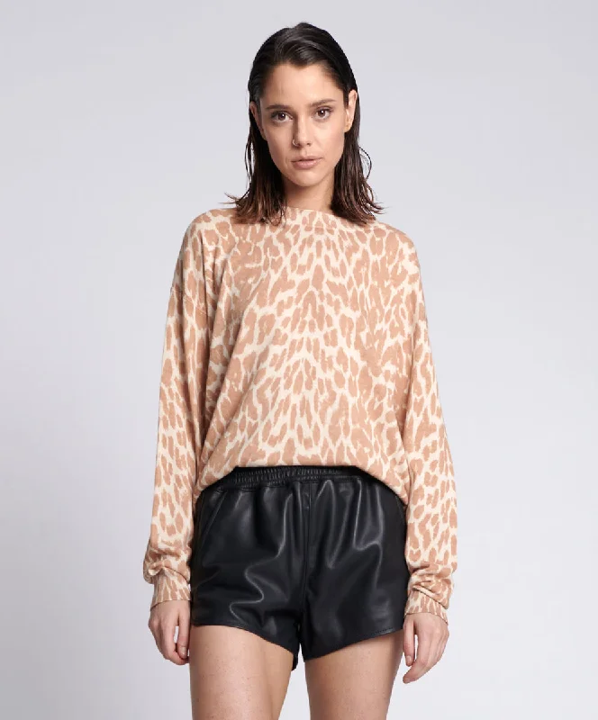 ANIMAL HAPHAZARD KNIT SWEATER