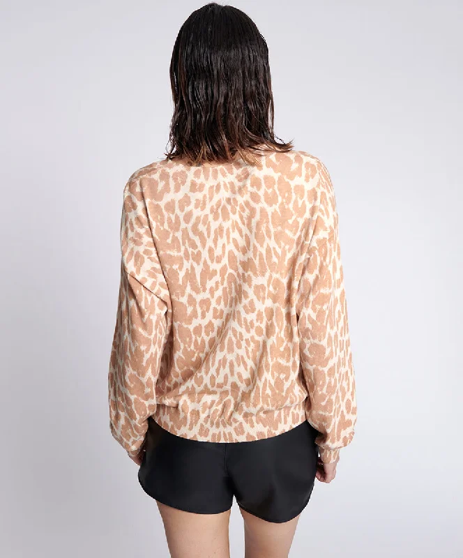 ANIMAL HAPHAZARD KNIT SWEATER