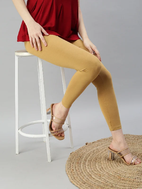 Ankle Leggings-Honey