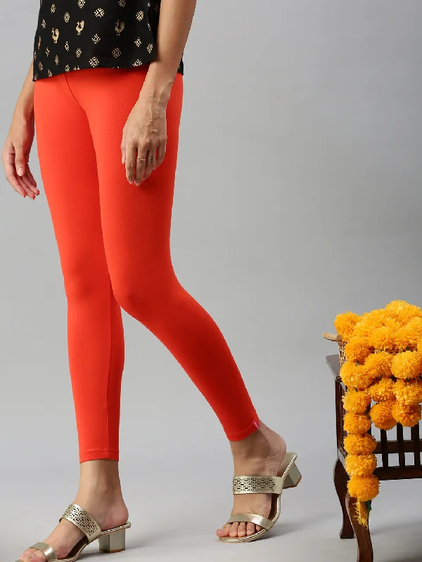 Ankle Leggings-Papaya