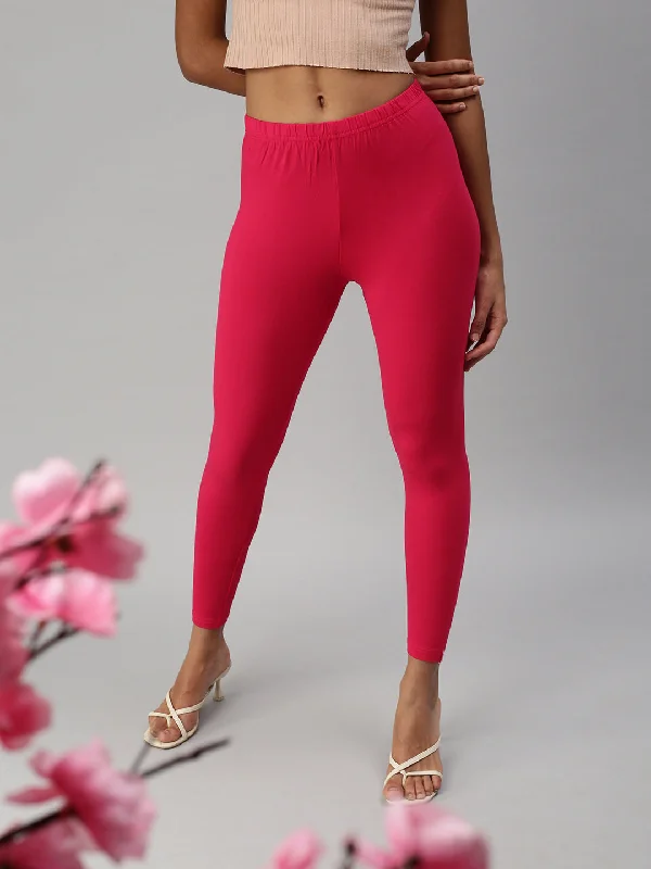 Ankle Leggings-Strawberry