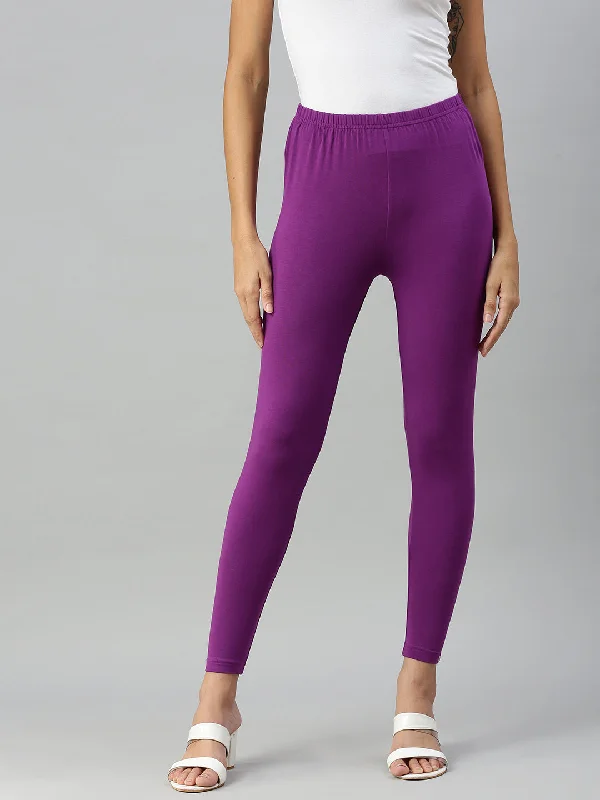 Ankle Leggings-Violet