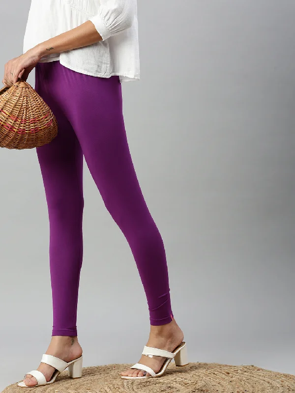 Ankle Leggings-Violet