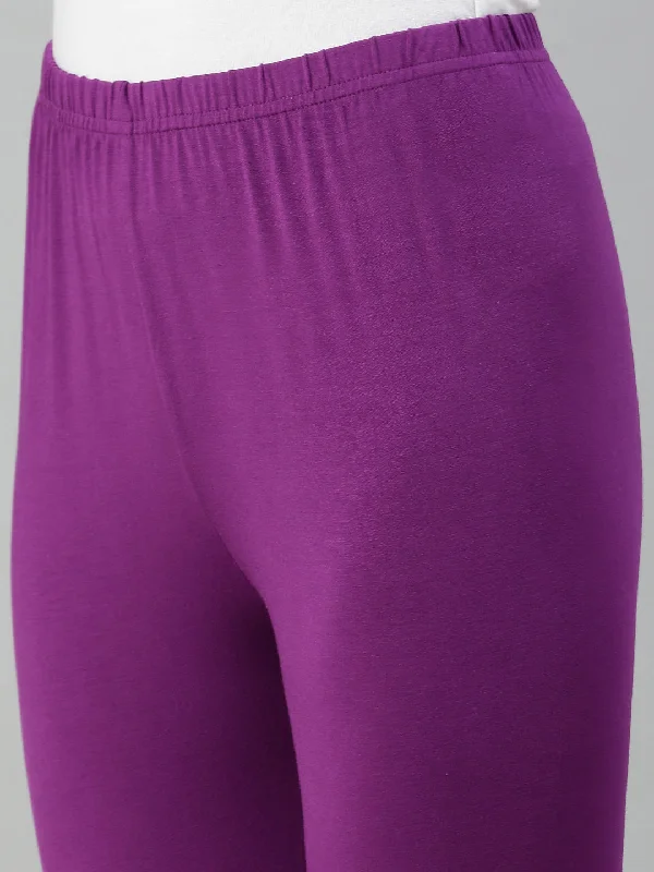 Ankle Leggings-Violet