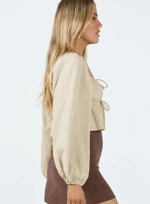 Ardelle Top Beige