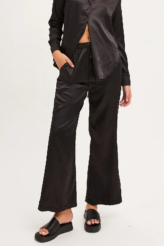 Black Wide Leg Pants